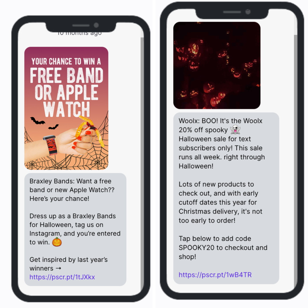 Halloween SMS Campaign Examples - Postscript