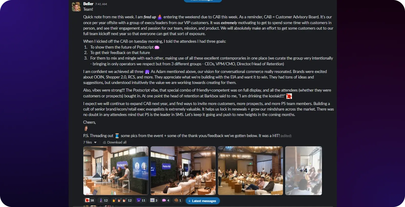 CAB recap
