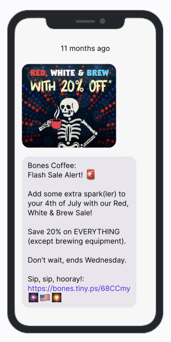 July 4th - Bones Coffee