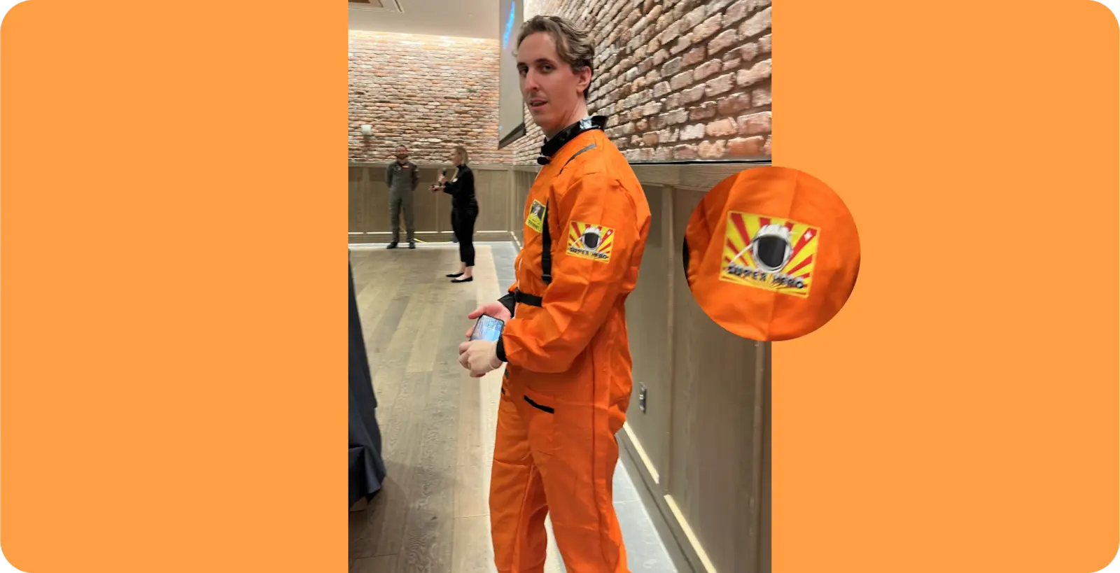 Vault Feb 24 - Beller in super hero costume