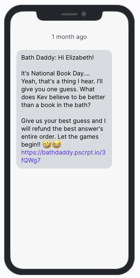 National Book Lovers Day SMS Campaign