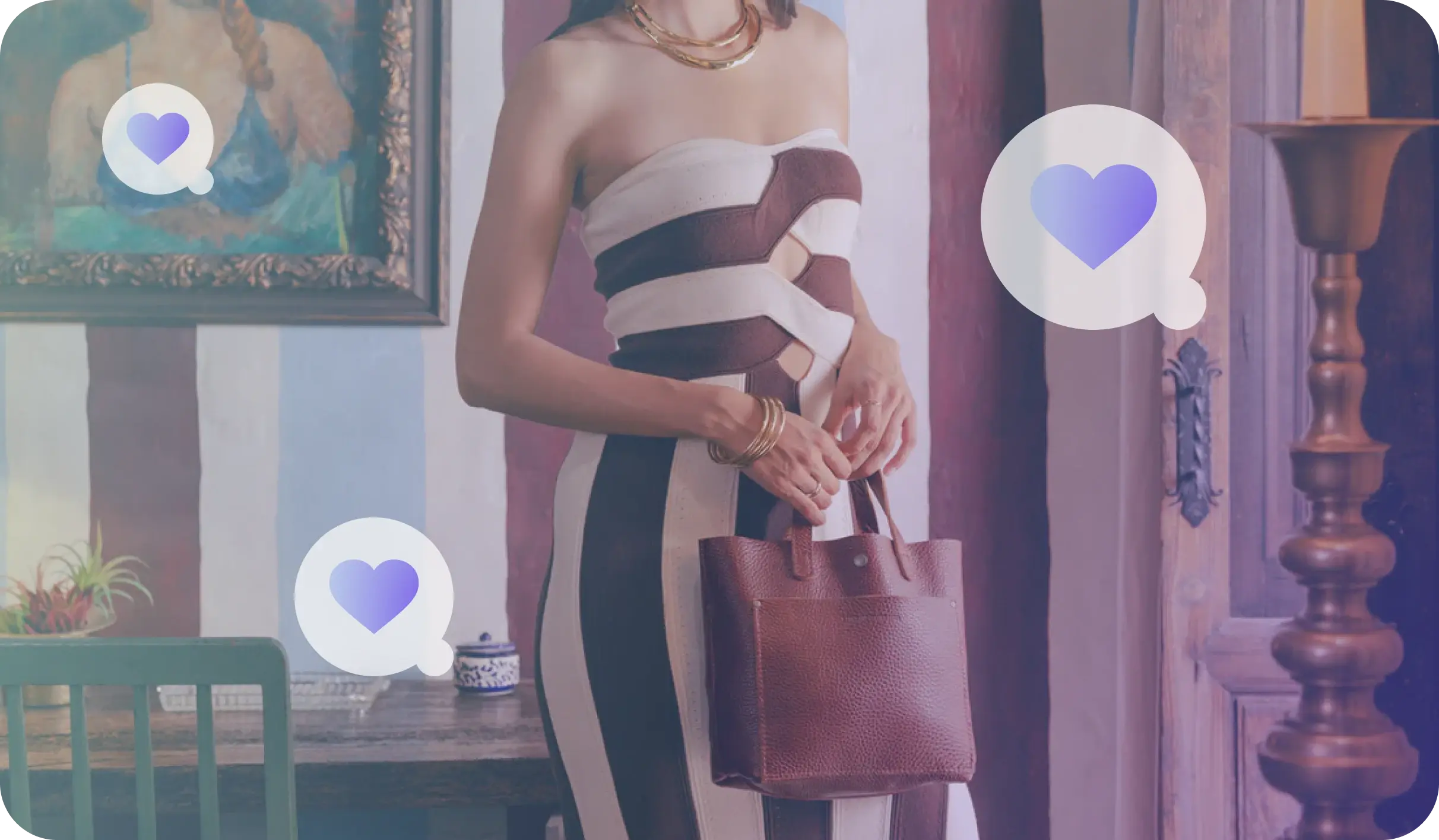 Portland Leather Reaction Hearts