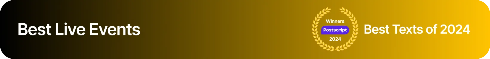 Best Live Events Header