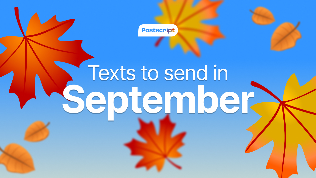 6 Texts to Send in September