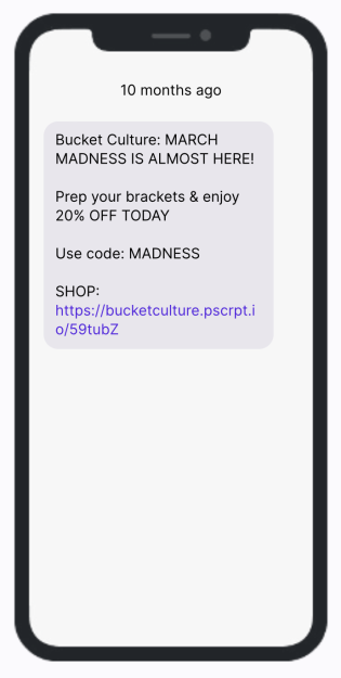 Madness Bucket Culture