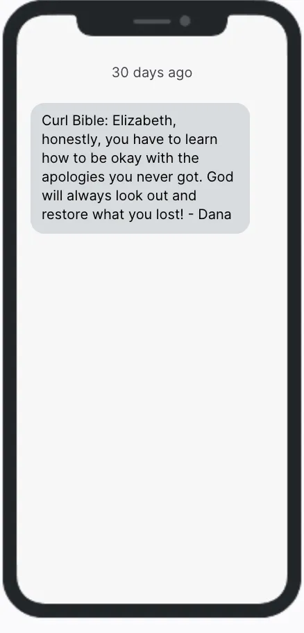 Curl Bible Motivational Texts