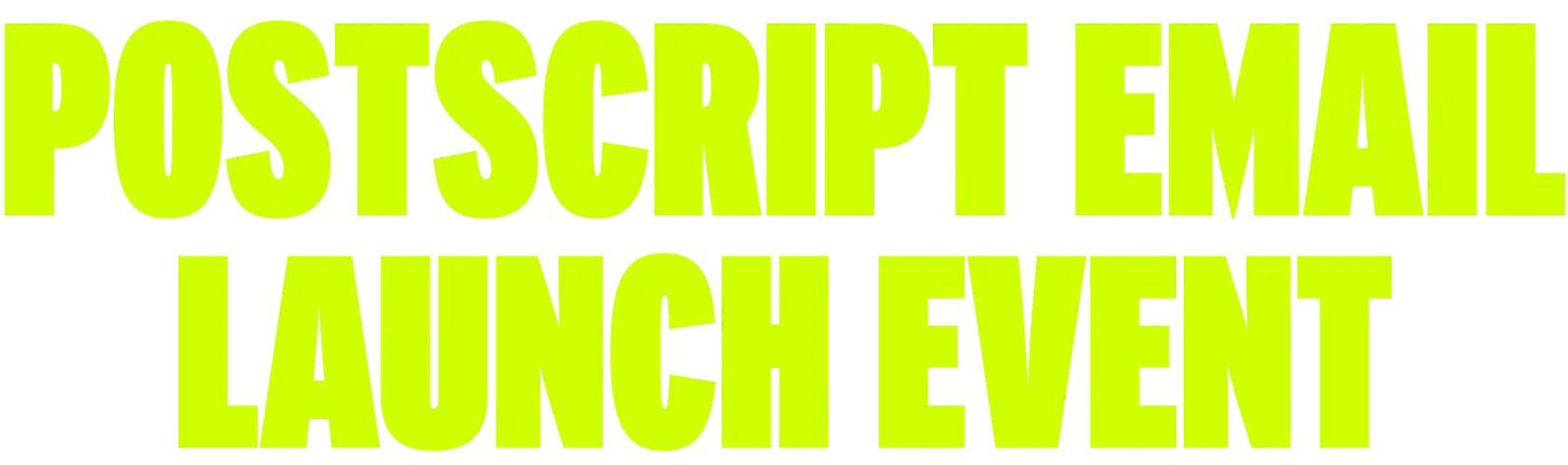 postscript email launch event 4x