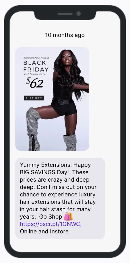 Black Friday Yummy Extensions