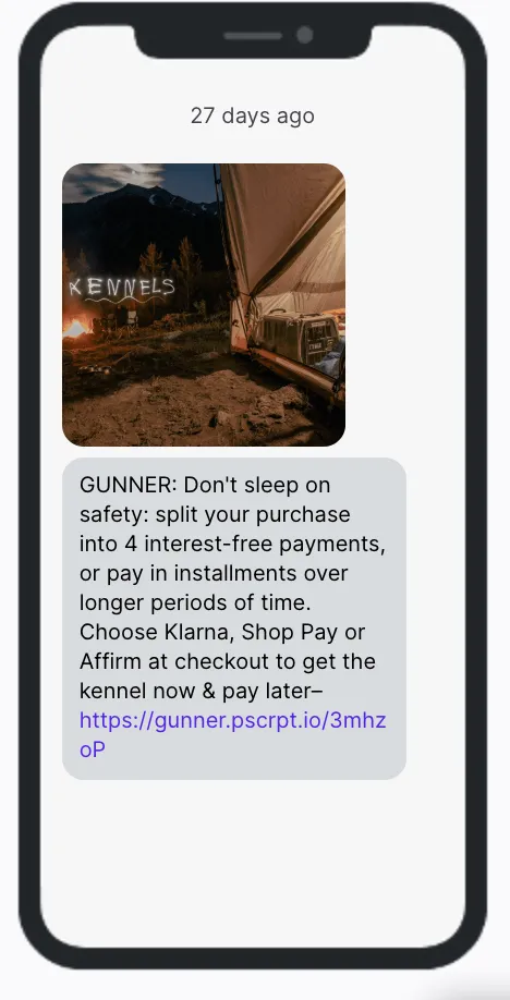 Gunner Kennels SMS Campaign