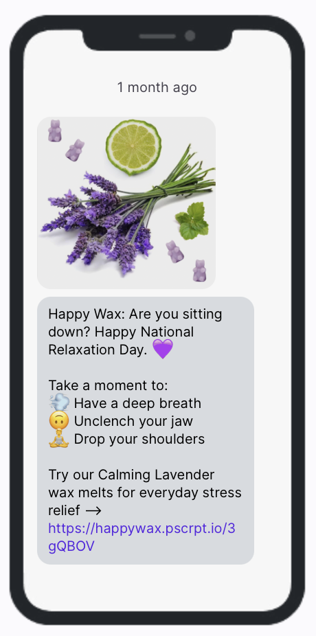 National Relaxation Day - Happy Wax SMS