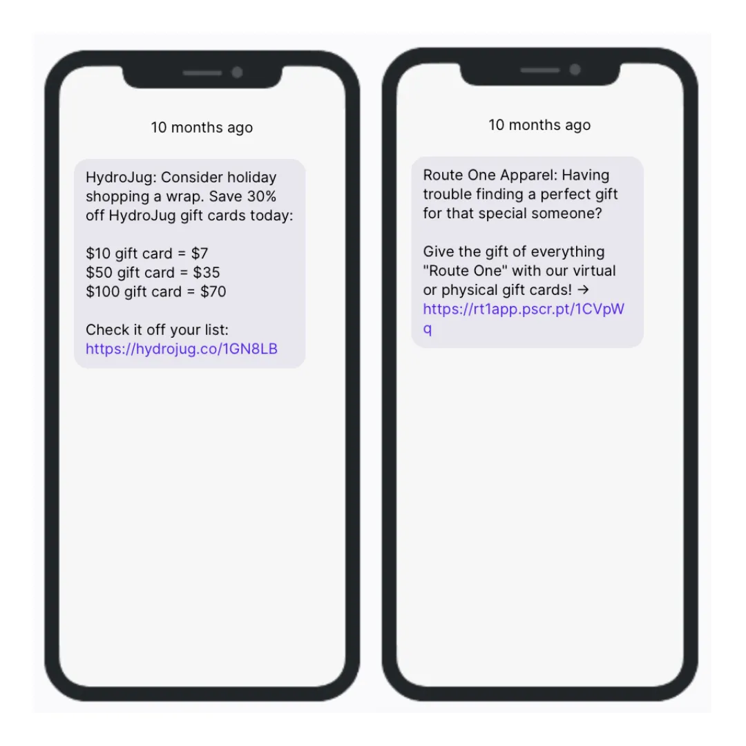 HydroJug and Route One Gift Card Campaigns