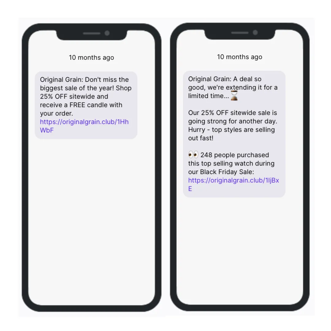 Black Friday Original Grain Follow-up