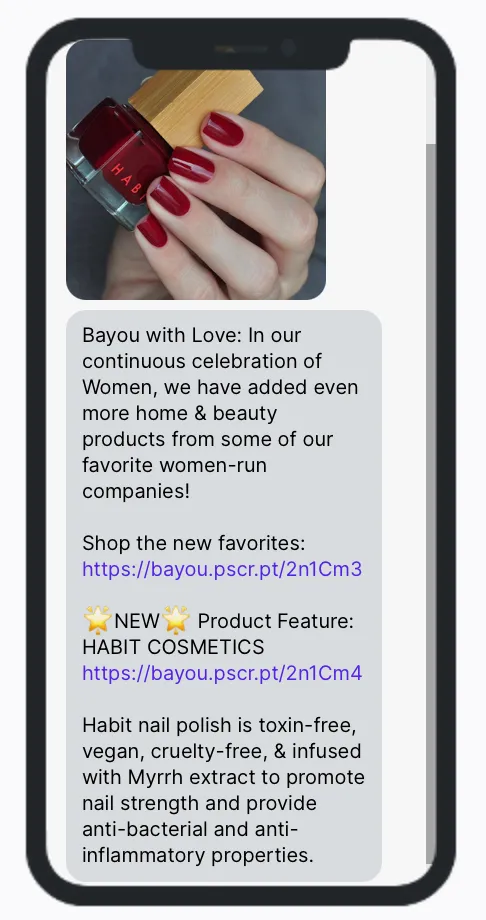 Bayou with Love Women's History Month Follow-up