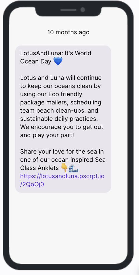 Lotus and Luna - World Ocean Day Text