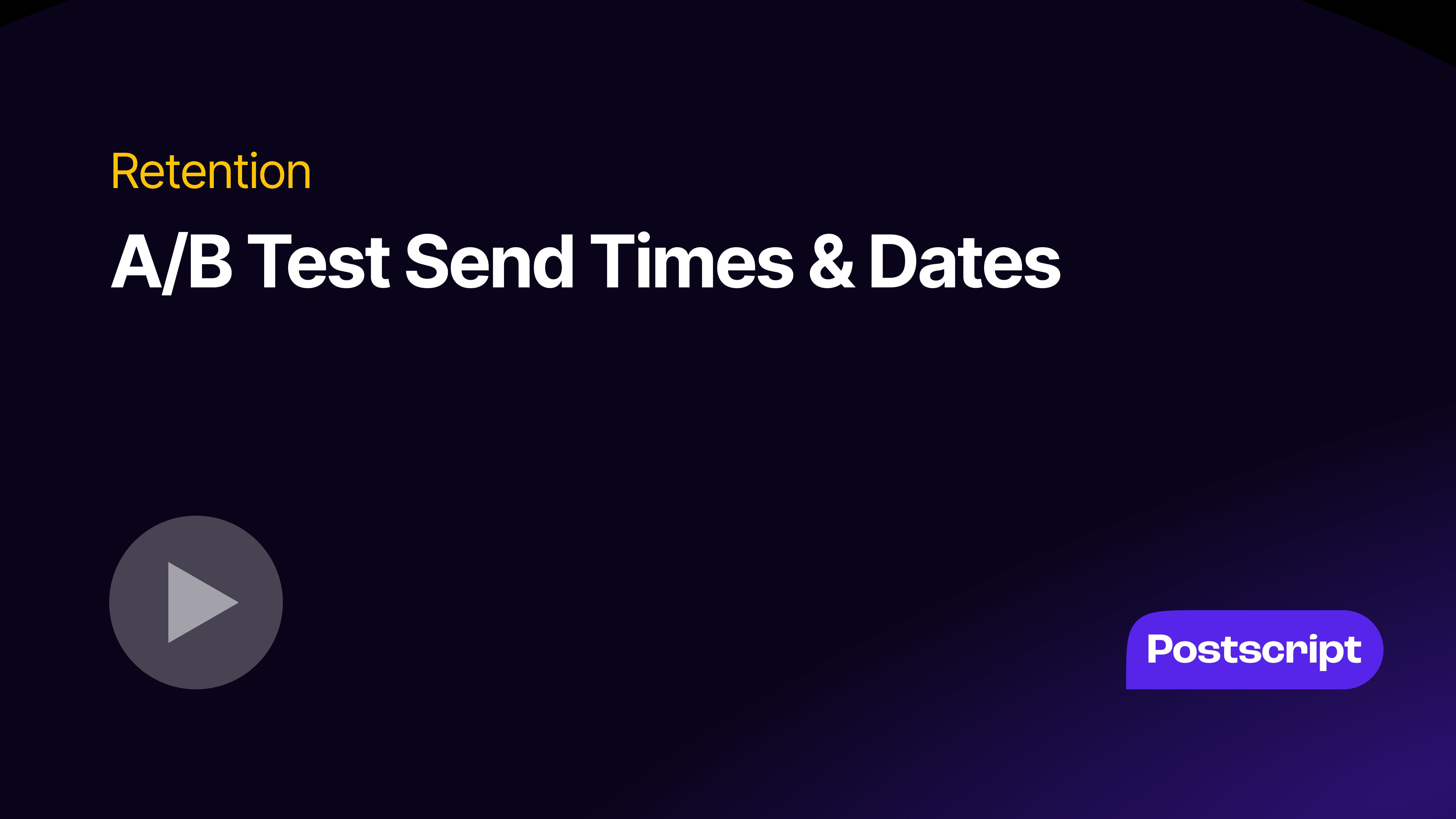 A/B Test Send Times & Dates Thumbnail