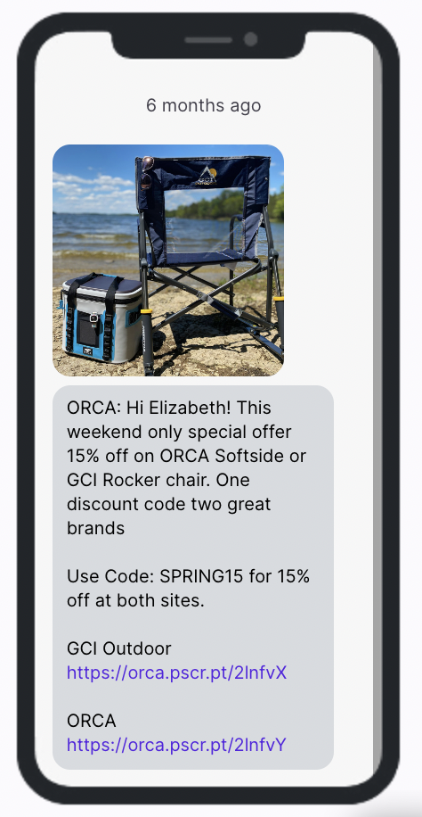 ORCA and GCI Promo SMS Campaign