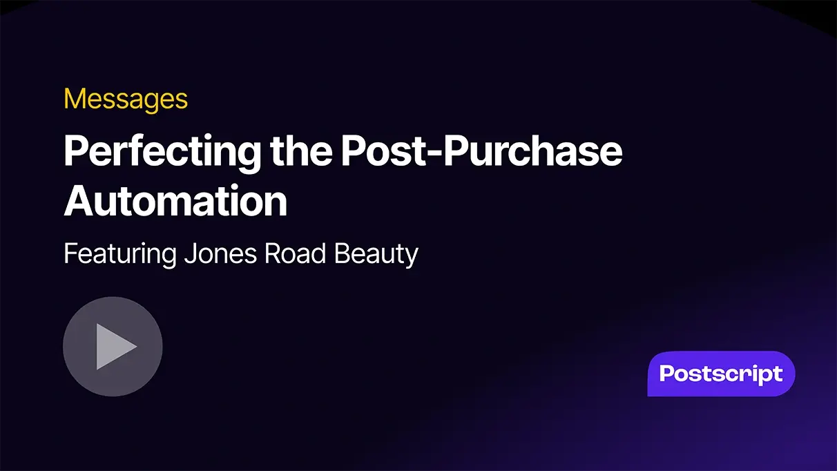 Perfecting the post-purchase automation