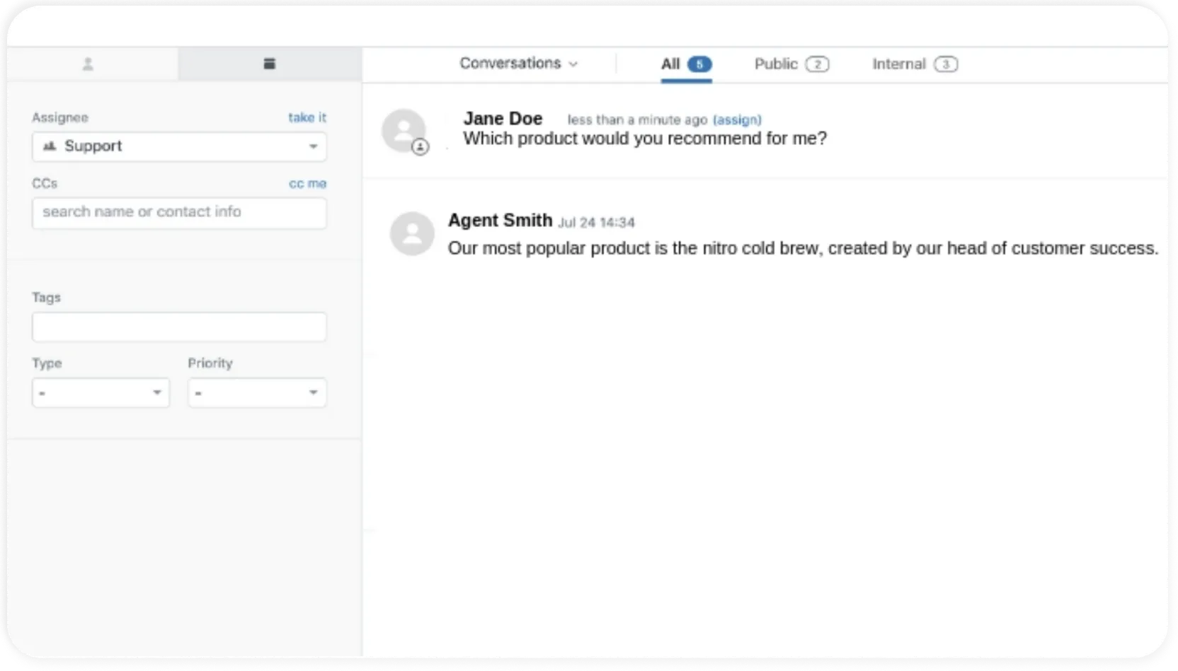 Integration screenshot