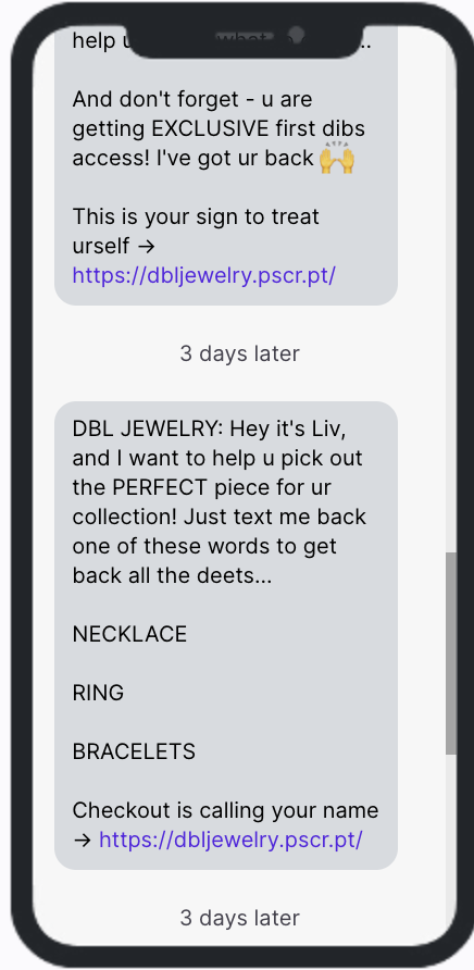 DBL Jewelry Welcome Series 2