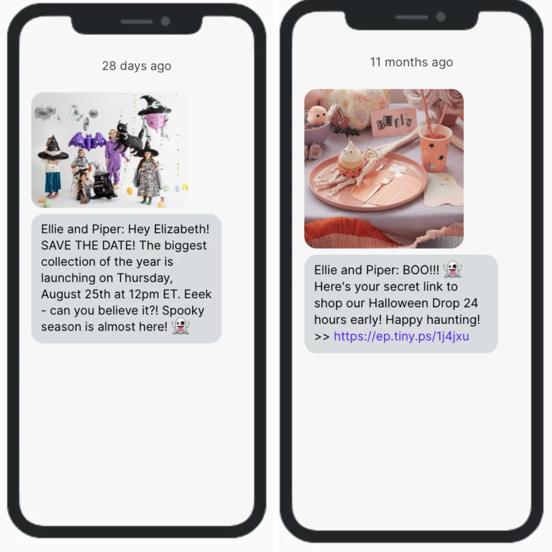 Halloween SMS Campaign Examples - Postscript