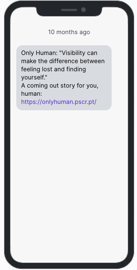 Only Humans SMS