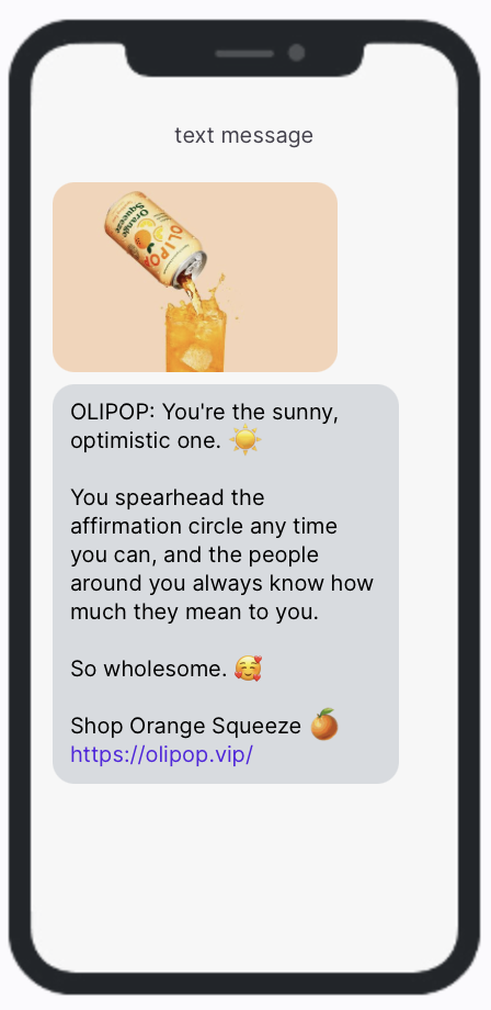 OLIPOP conversational response 3