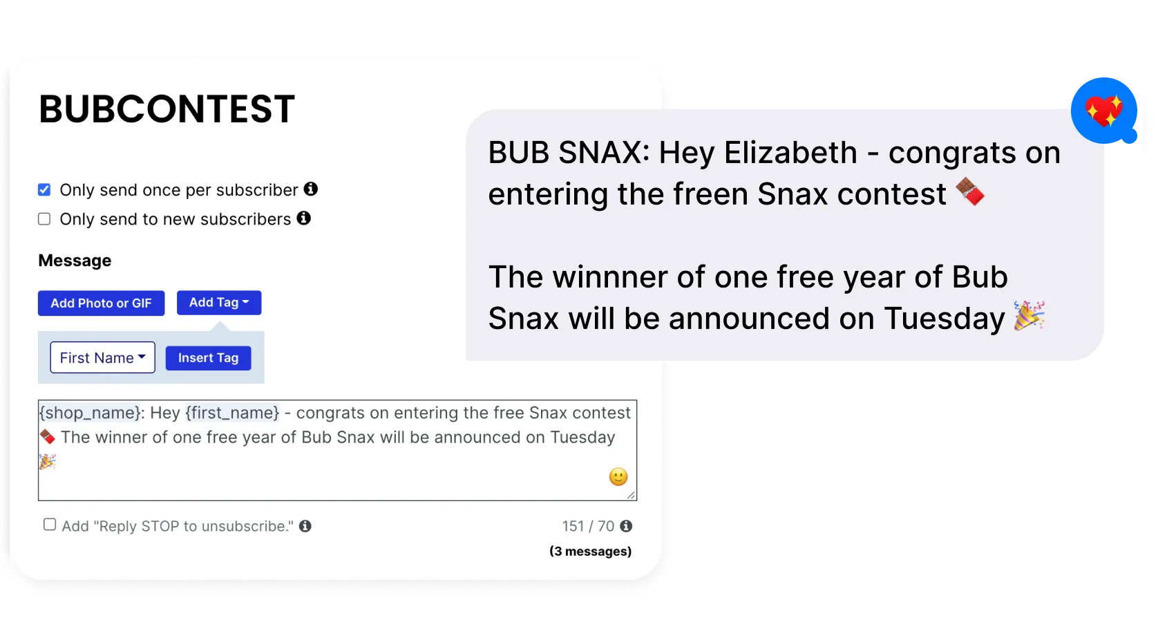 Integration screenshot