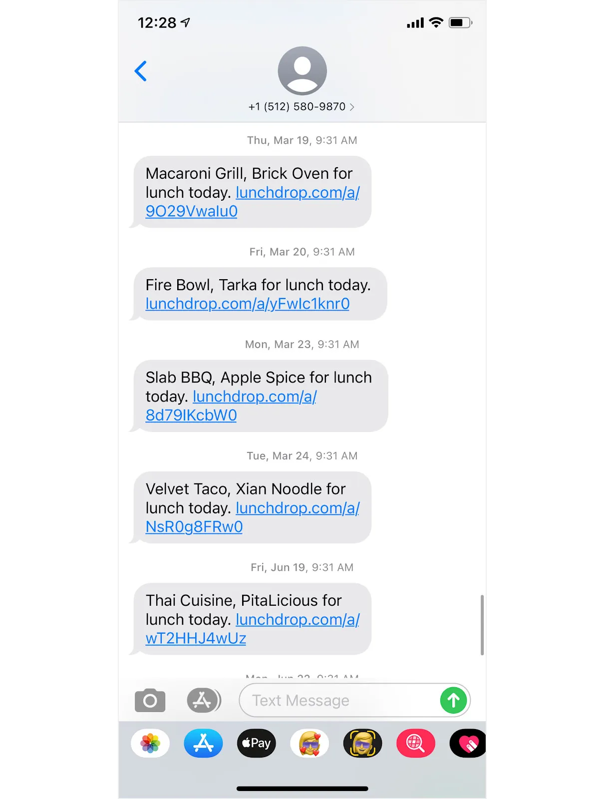 Customers of transactional SMS have different expectations than customers of promotional SMS, so don’t expect this method to translate across different communication types.