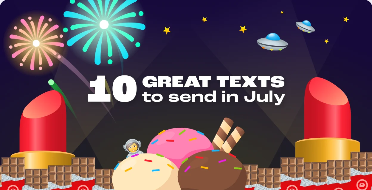 Texts to Send in July Blog Hero