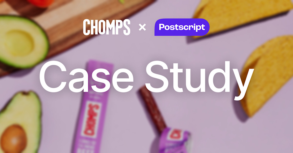 How CHOMPS Increased Conversion 541% After Switching to Postscript