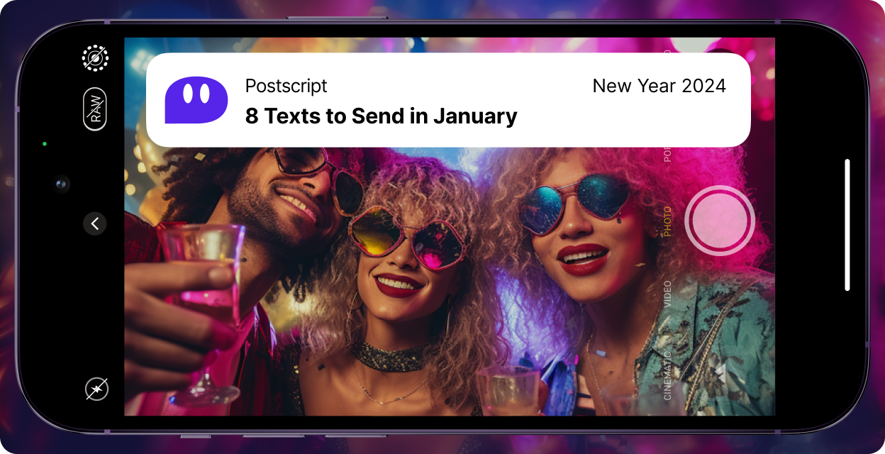 8 Texts to Send in January 