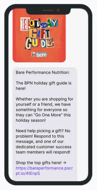 GIFTGUIDE Bare Performance Nutrition