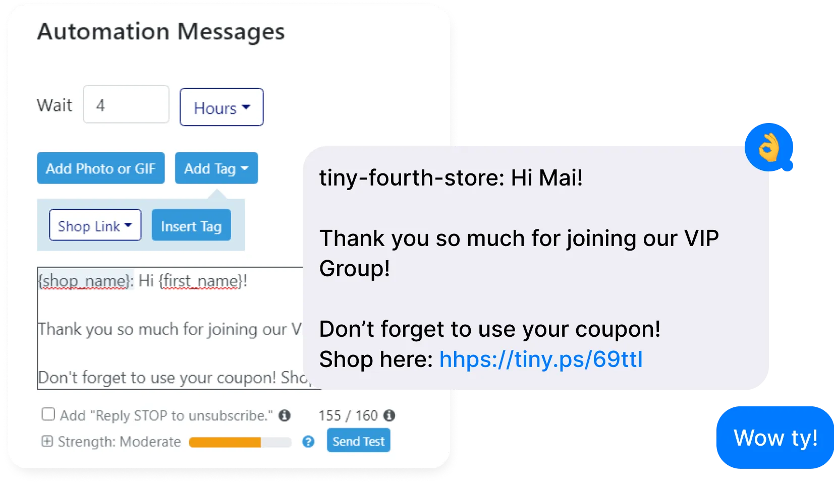 Integration screenshot