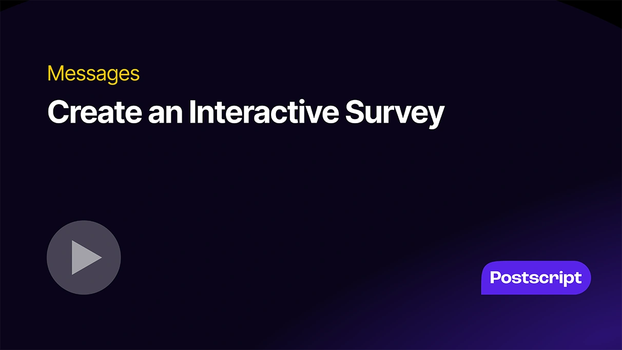 Create an Interactive Survey