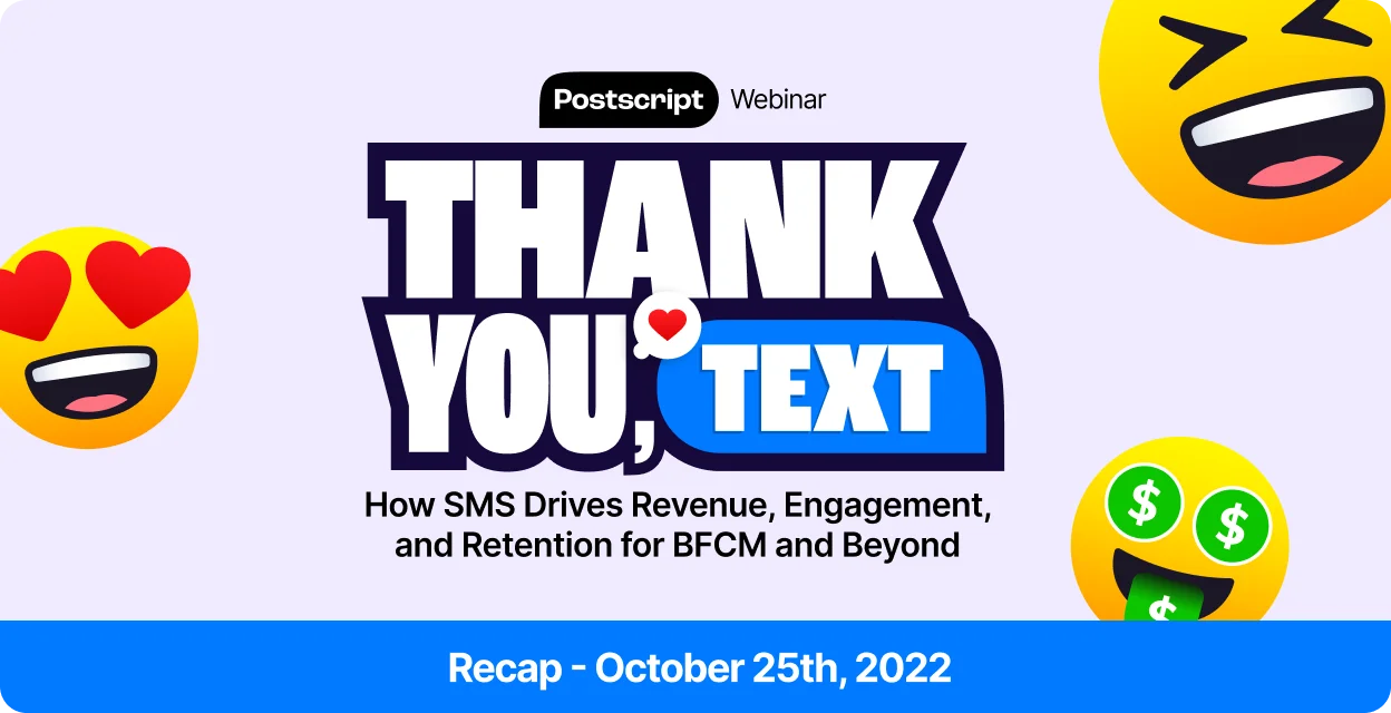 Thank You, Text Recap Blog Image