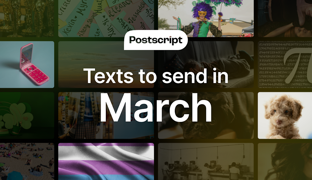 Unmissable SMS Ideas for March