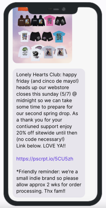 CINCO Lonely Hearts Club