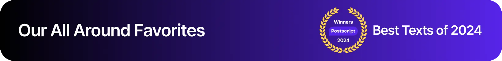 Our All Around Favorites Header