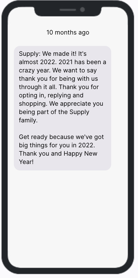 Supply - Founder Message - Postscript Blog