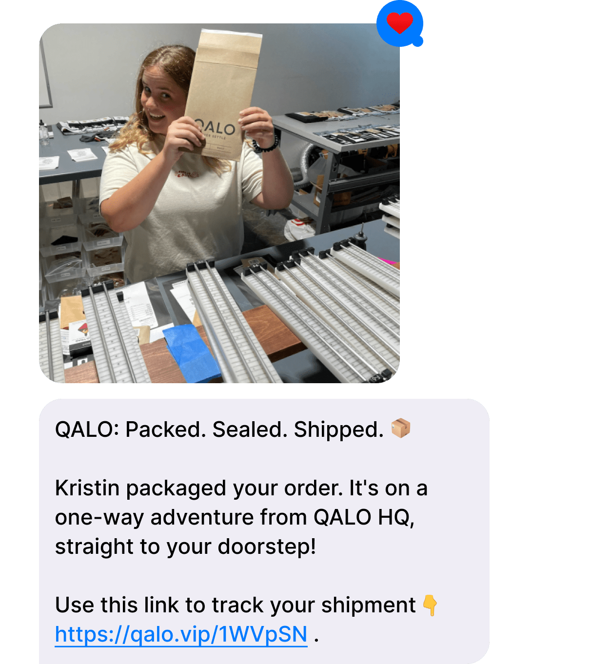 Outdoor Send Shipping Notifications