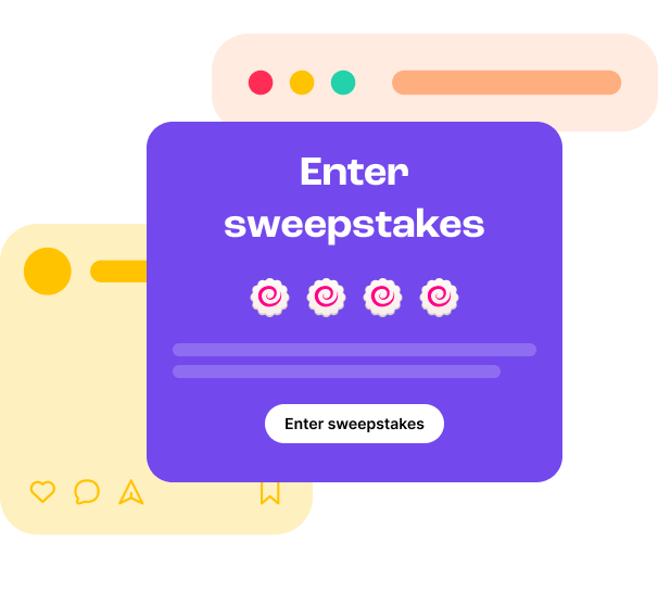 Grow your SMS list by building a branded sweepstakes, contest, or giveaway 