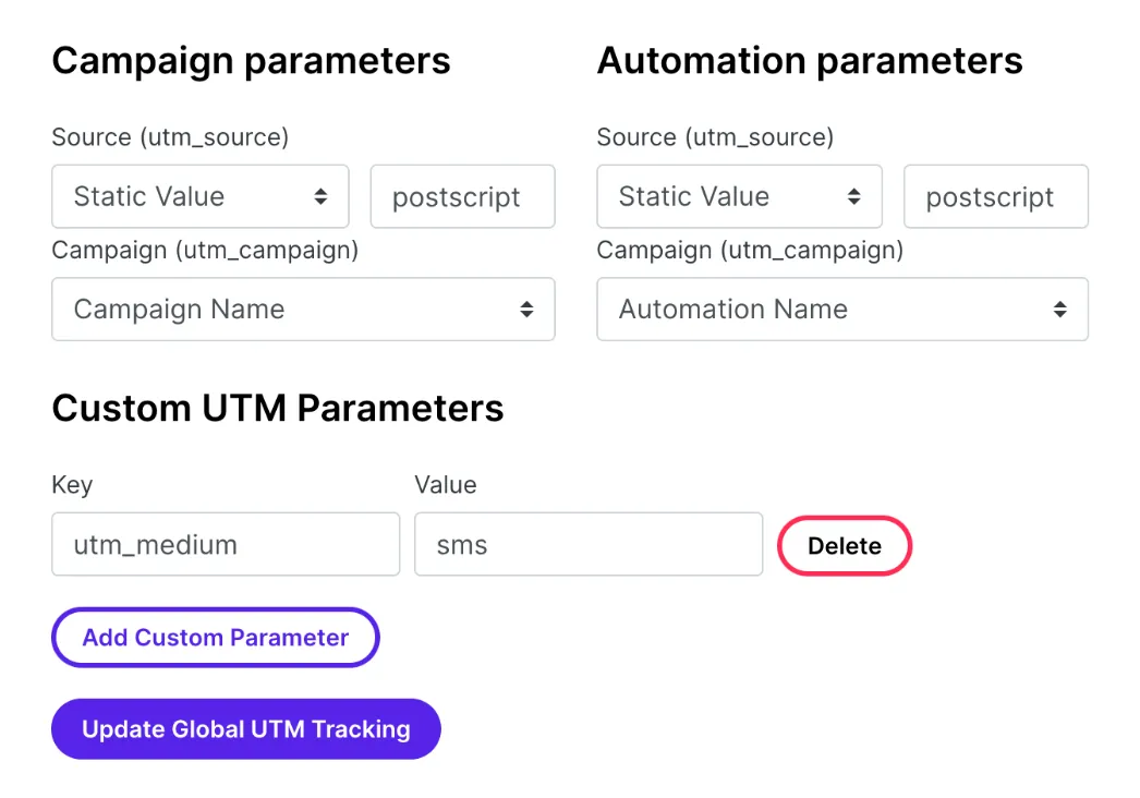 Integration screenshot