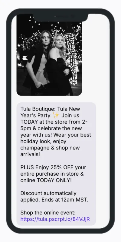 NYE 24 Tula Boutique