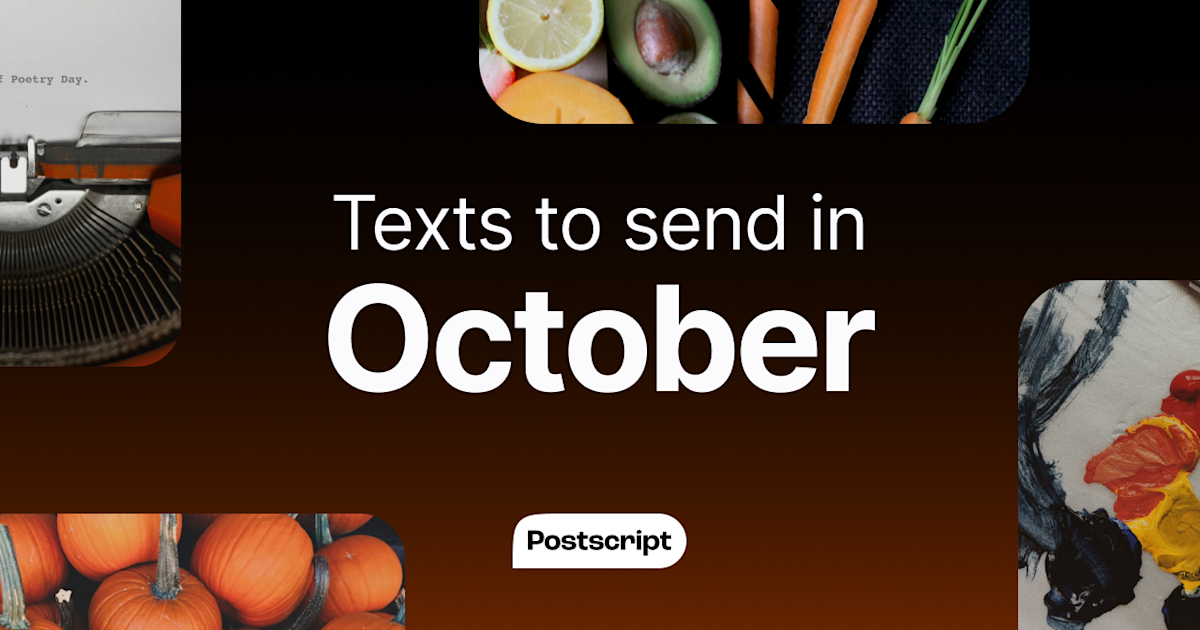 Text Message Campaign Example 8 SMS Campaign Ideas for October