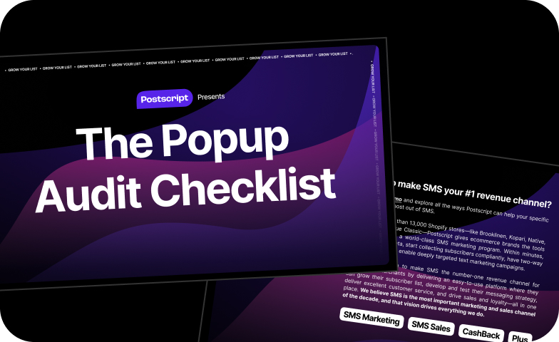 Popup-Audit-Checklist