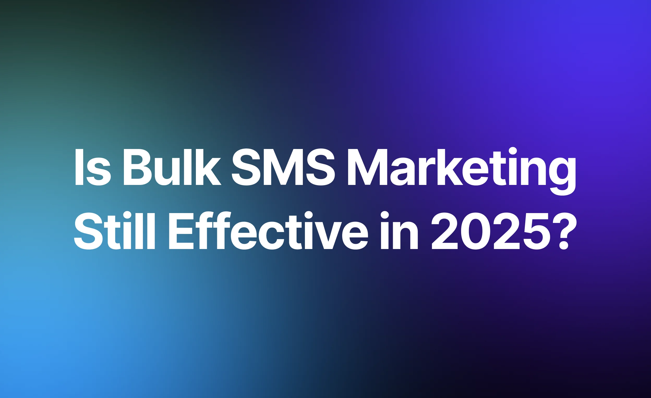 Why Bulk SMS Marketing is Crucial for Ecommerce in 2025