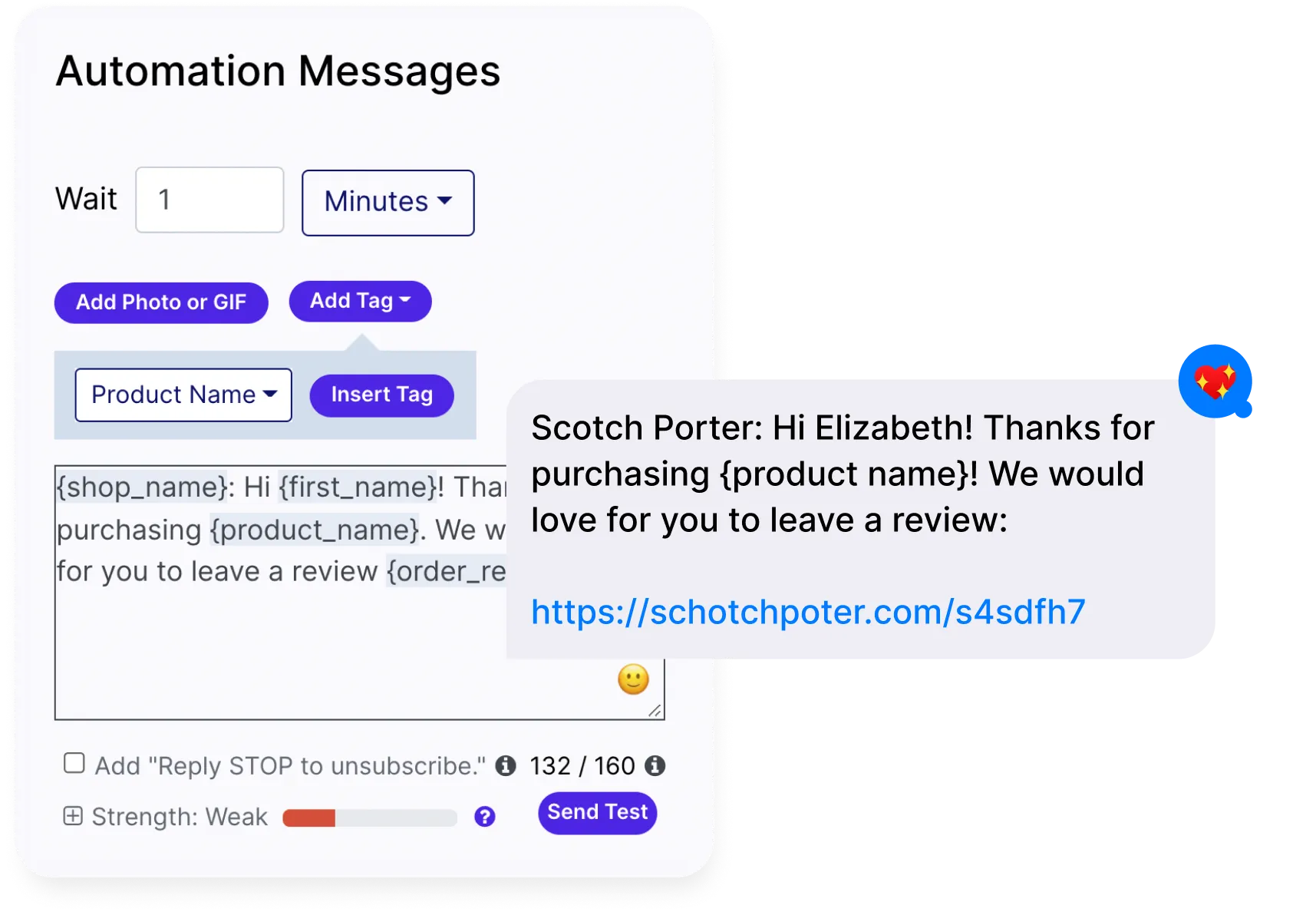 Integration screenshot