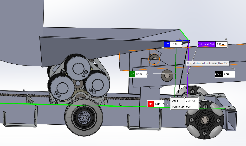 Partial CAD of Robot 2021 