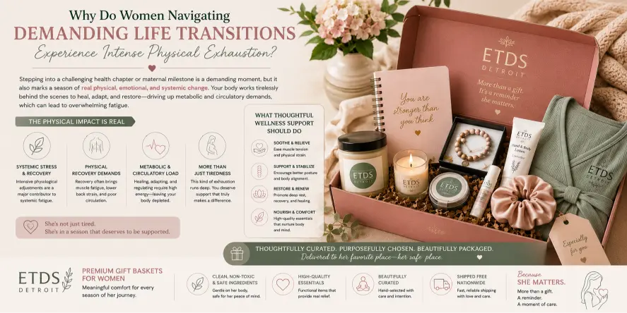 Premium Gift Baskets for Women for Comfort ETDS Detroit