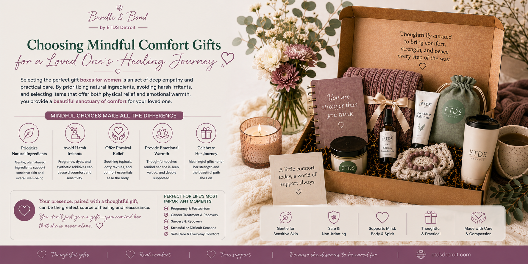 Gift Boxes for Women for a Thoughtful Healing Journey
